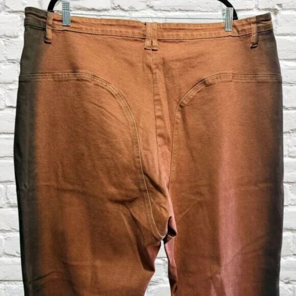 Plus size 22 High Waist Brown Flare Jeans NWT - Picture 6 of 6